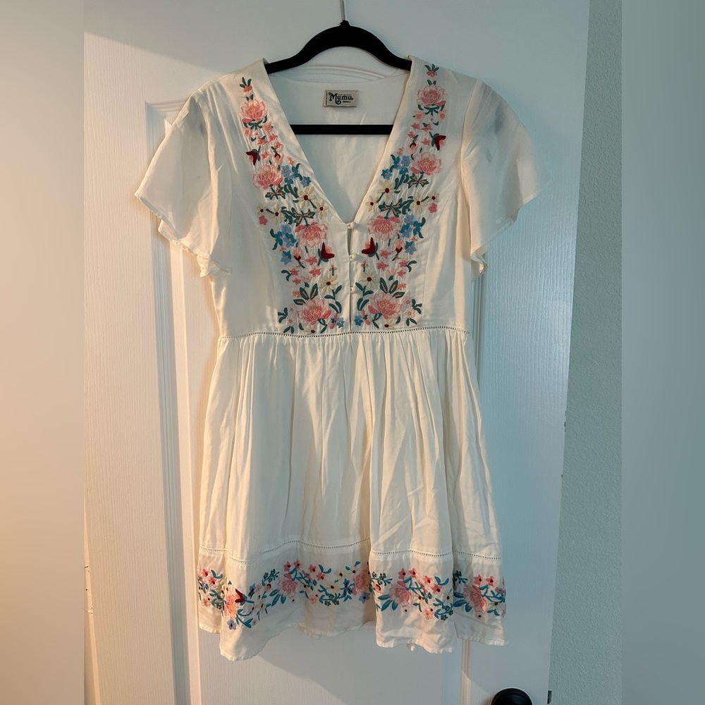 Show Me Your Mumu White Floral Dress